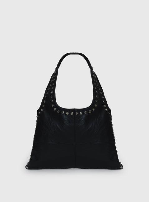 Tell The Truth Studded Bag Black / Silver Product Image