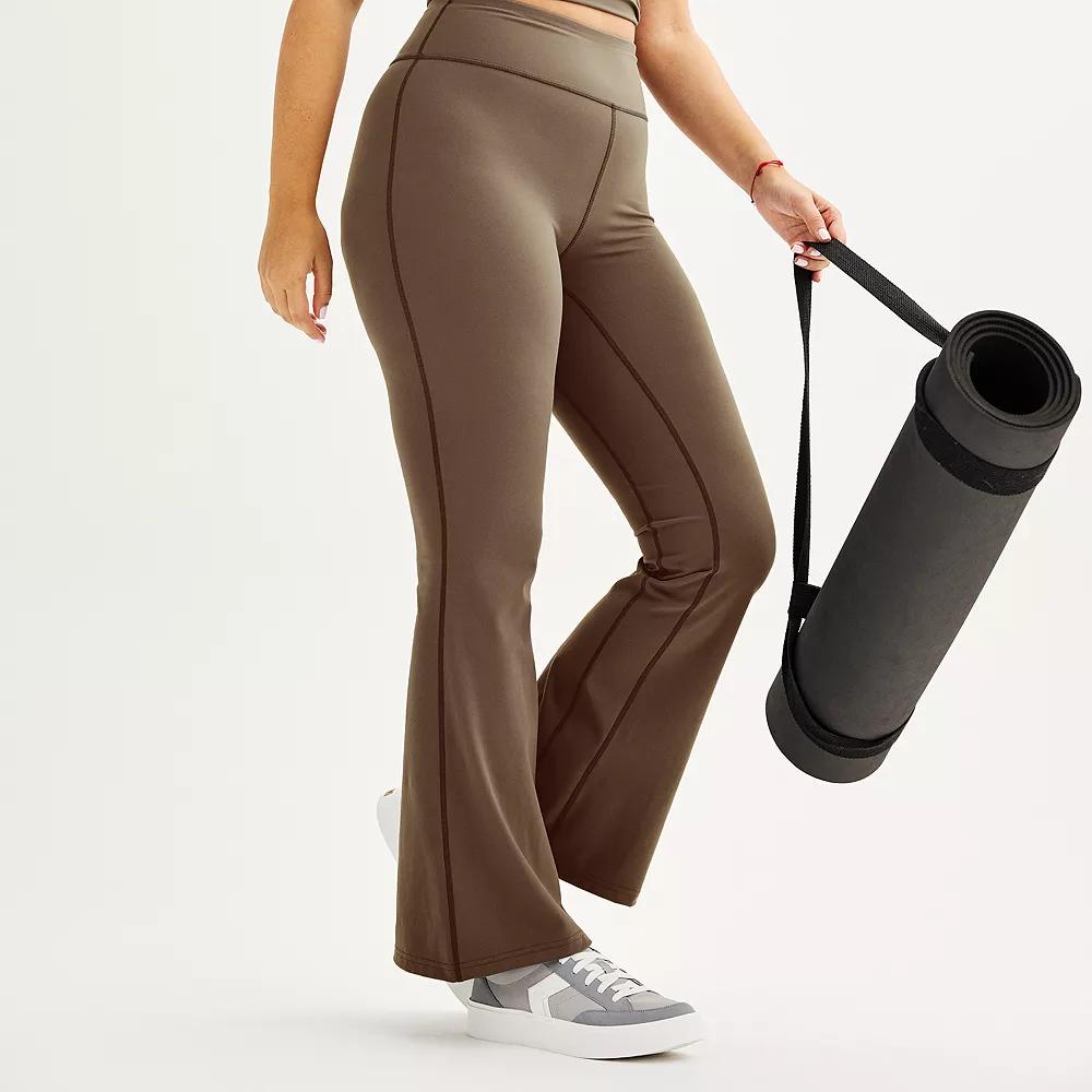 Women's FLX Affirmation High-Rise Flare Leggings, Size: XXL LONG, Landon Purple Product Image