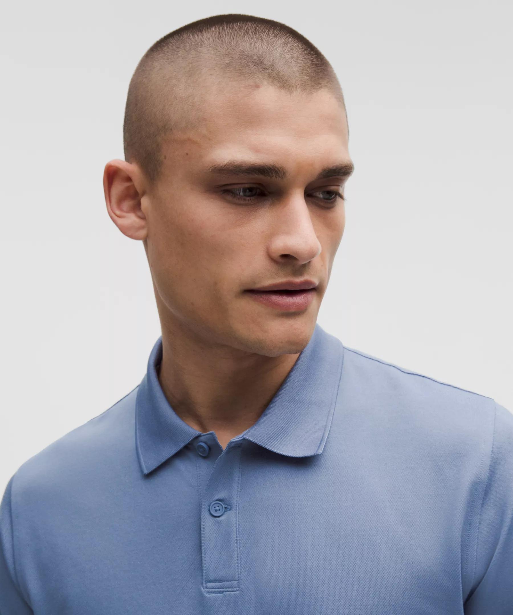 Pique Classic-Fit Short-Sleeve Polo Shirt Product Image