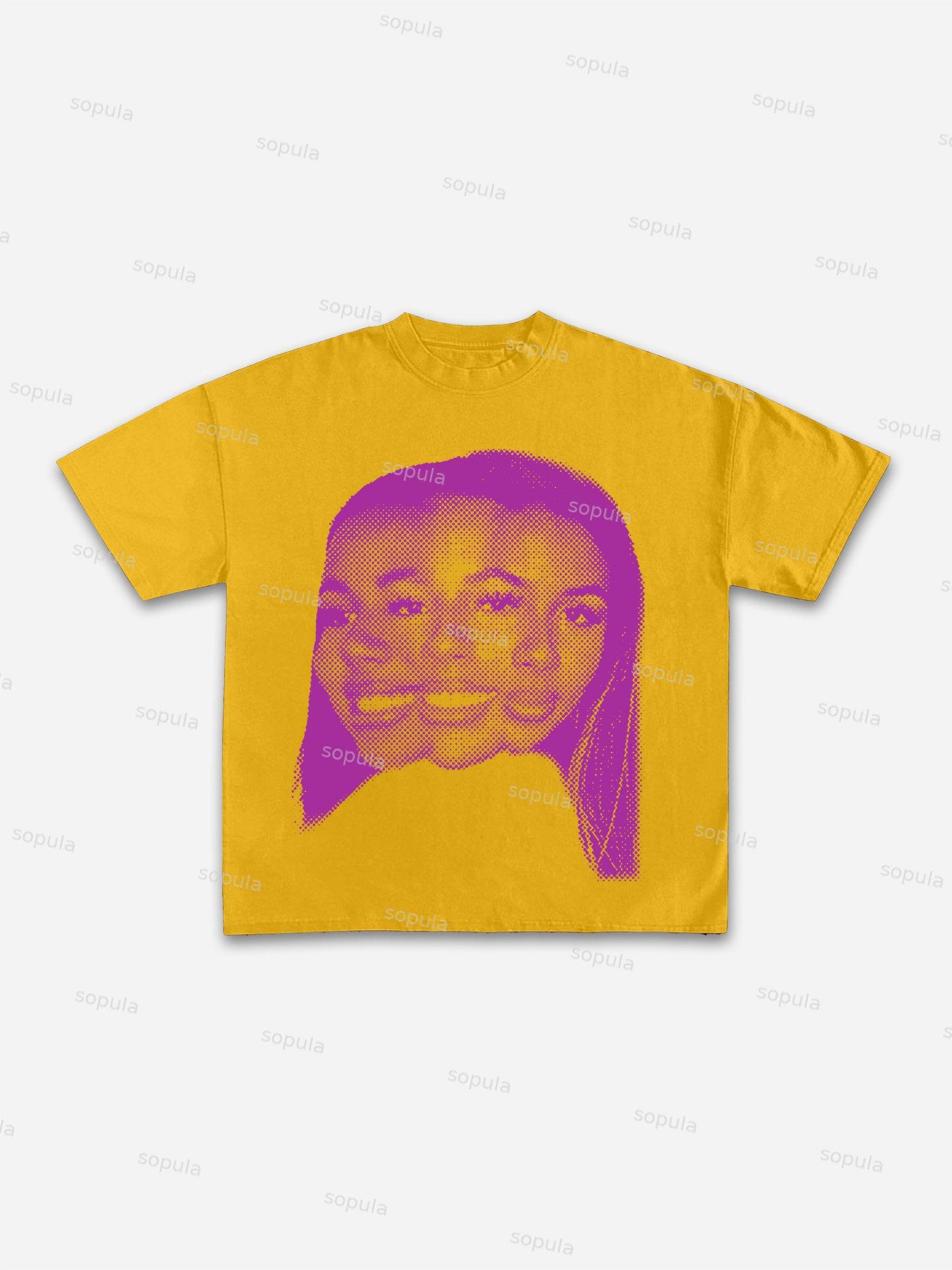 Guzado Rapper Graphic Cotton T-shirt Product Image