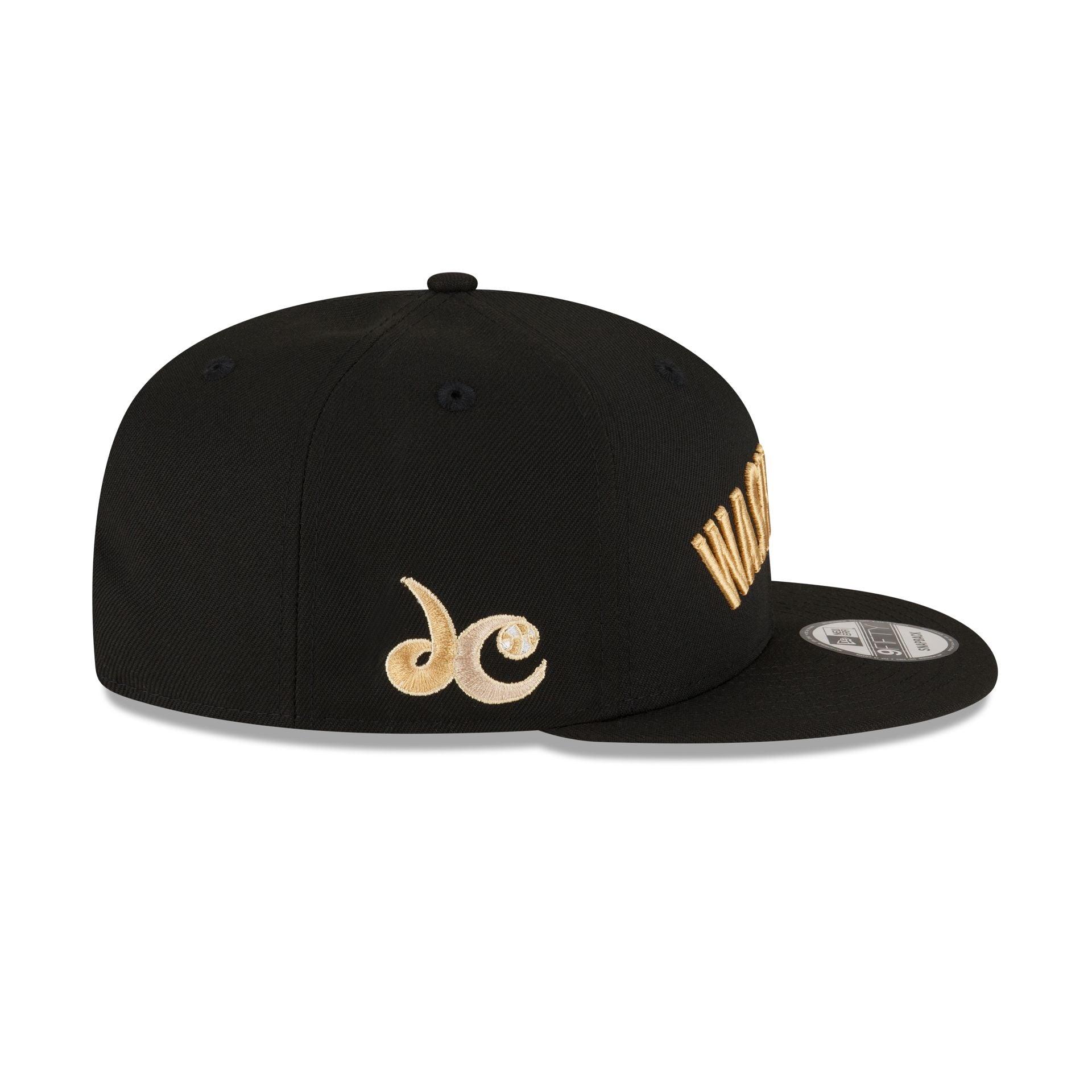Cleveland Guardians Metallic Gold Logo 59FIFTY Fitted Hat Male Product Image