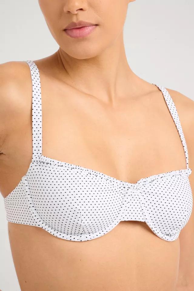 Onia Marilyn Ruffled Underwire Bikini Top Product Image