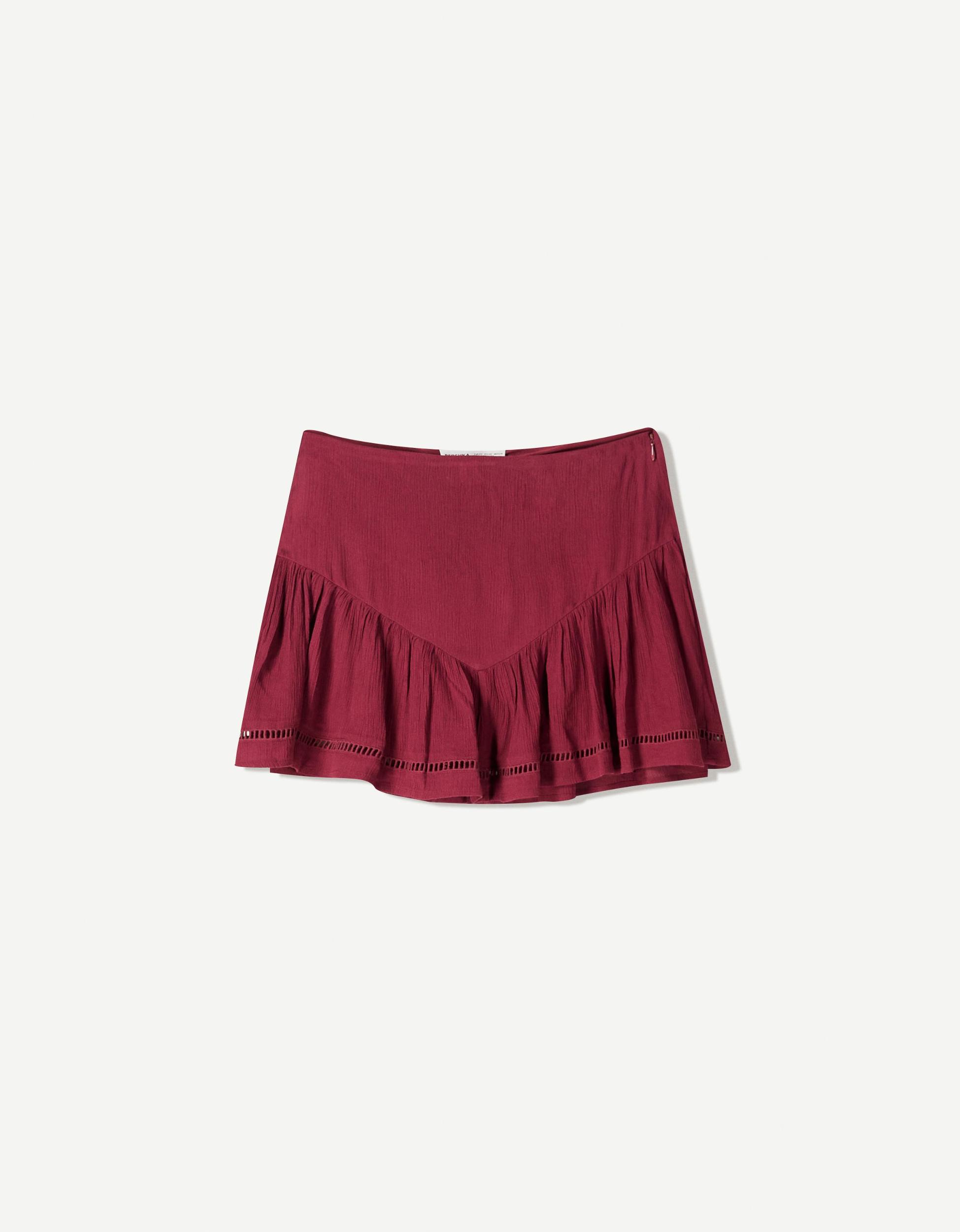 Textured mini skirt Product Image