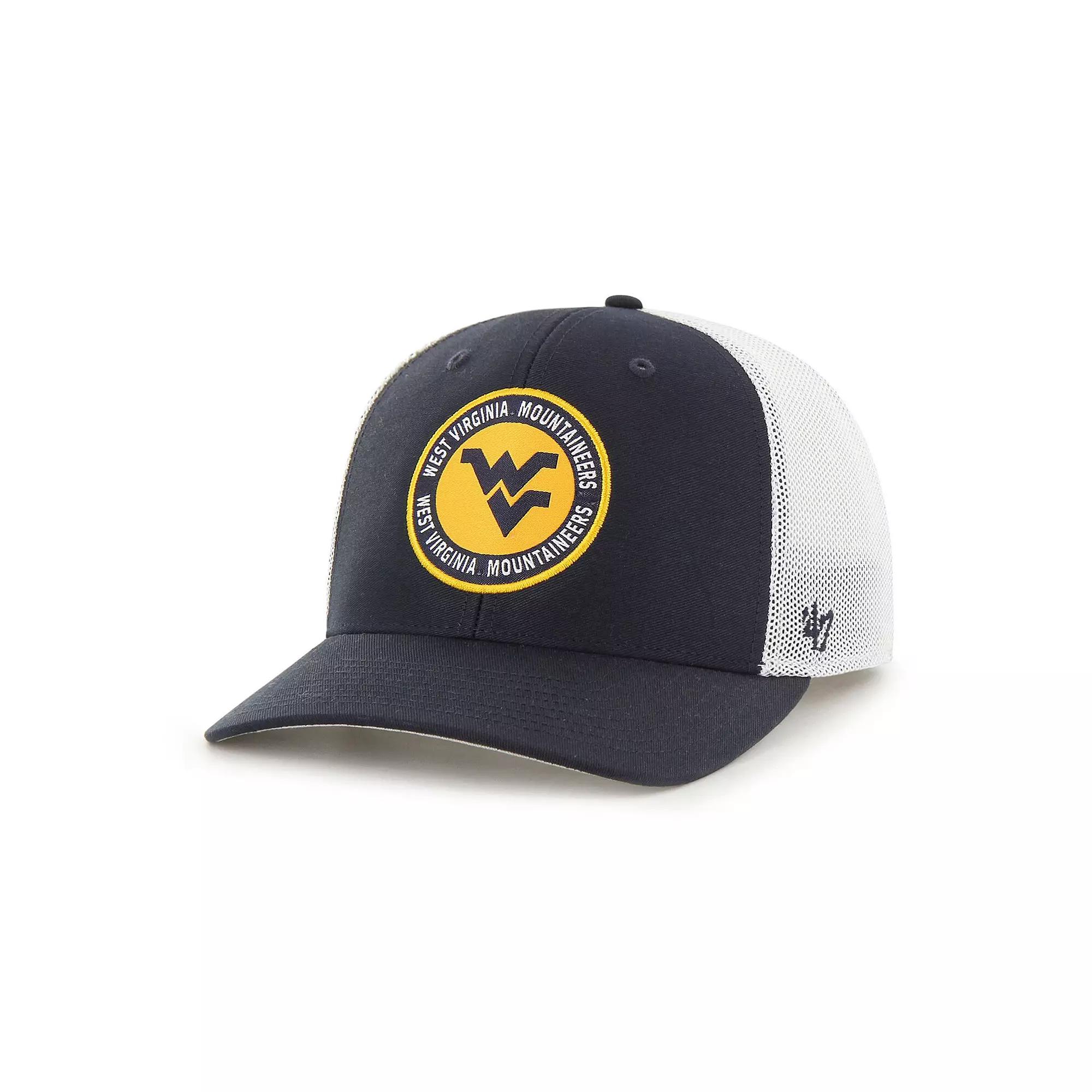Mens 47 West Virginia Mountaineers Unveil Trophy Flex Hat Blue Product Image