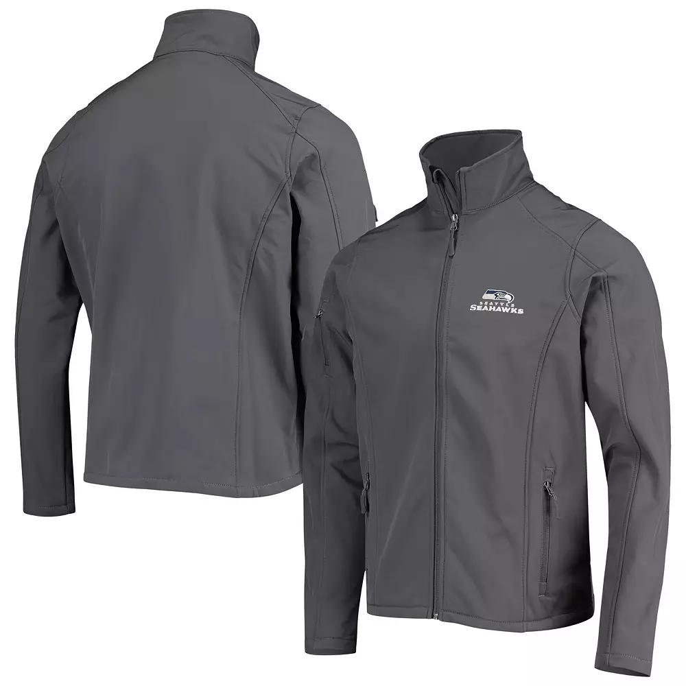 Men's Dunbrooke Charcoal Seattle Seahawks Sonoma Softshell Full-Zip Jacket,  Product Image