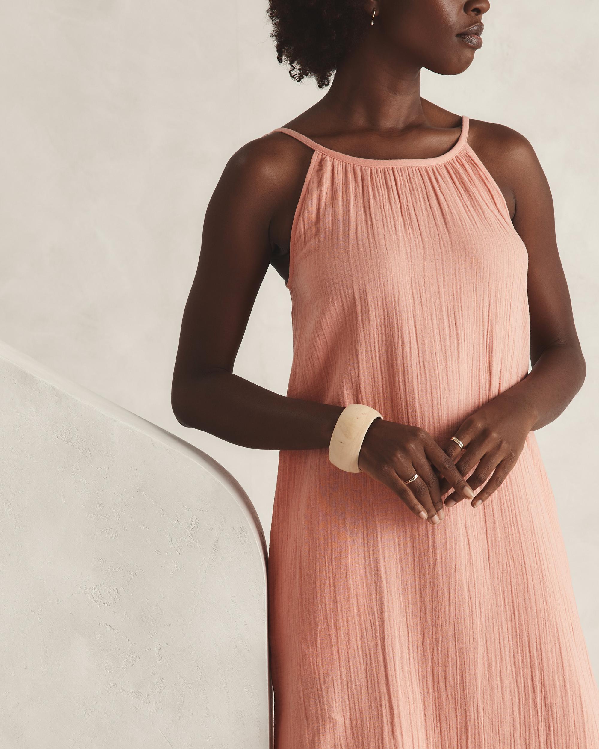 Quince | Women's Gauze Sleeveless Maxi Dress Organic Cotton Product Image