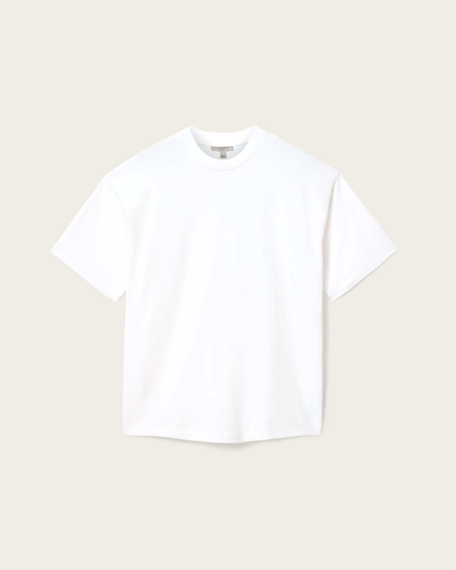 Mabel Etta Oversized Cotton T-Shirt Optic White | ALLSAINTS US Product Image