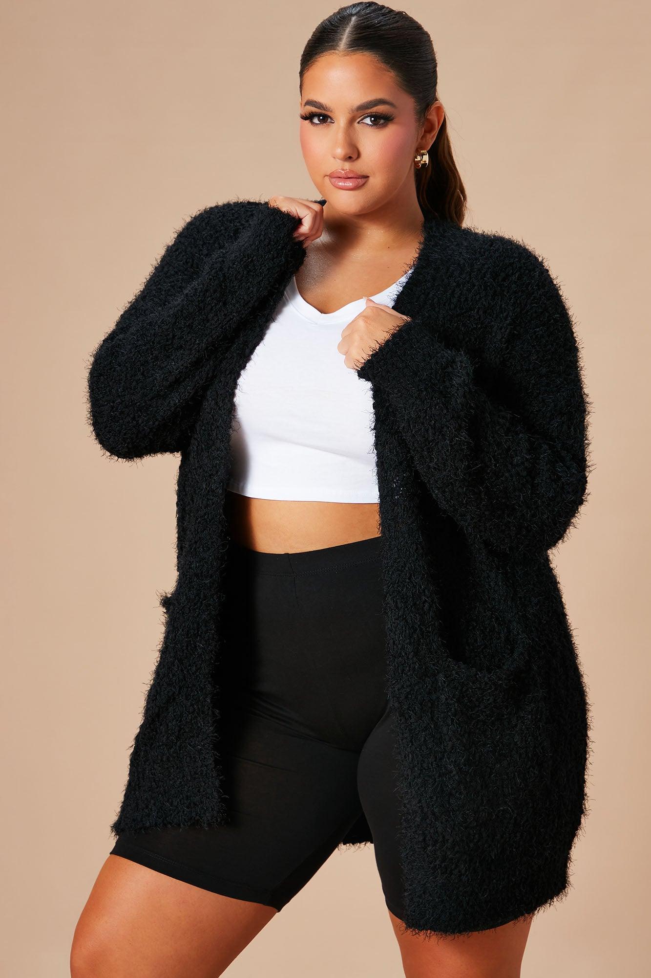 Never A Dull Moment Cardigan - Black Product Image