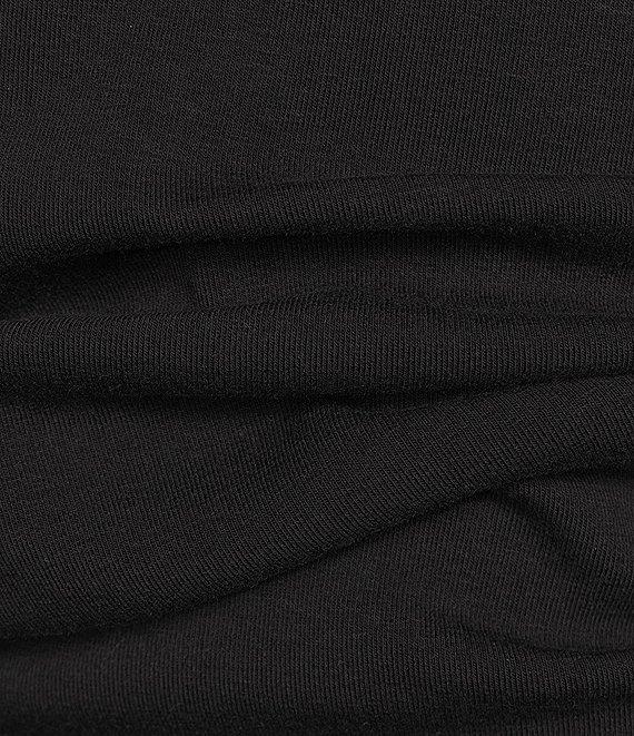 GB Knit Ruched Crew Neck Short Sleeve Bodycon Mini Dress Product Image