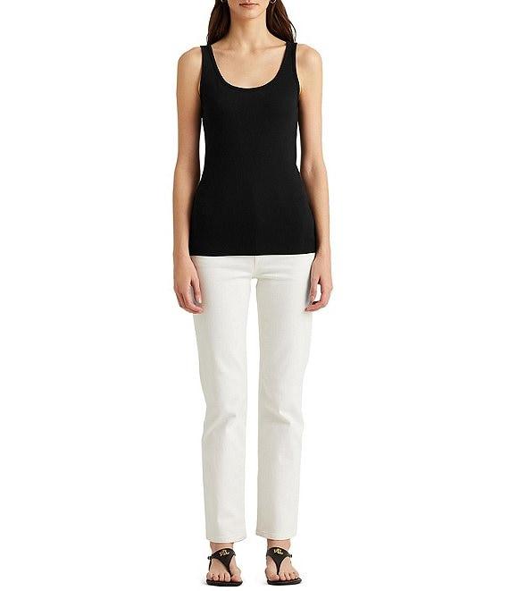 Lauren Ralph Lauren Stretch Cotton Tank Top Product Image
