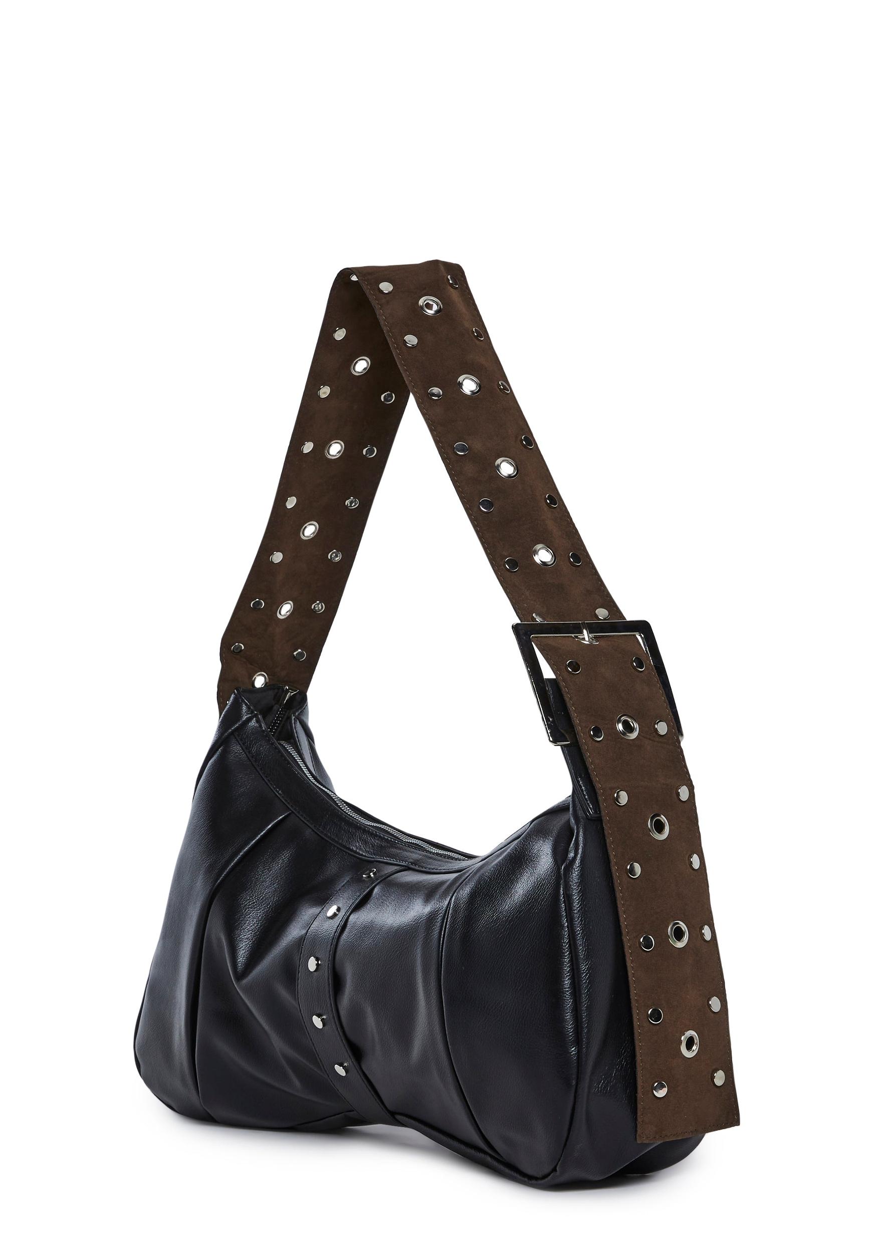 Buckle Shoulder Bag Current Mood - Black Product Image