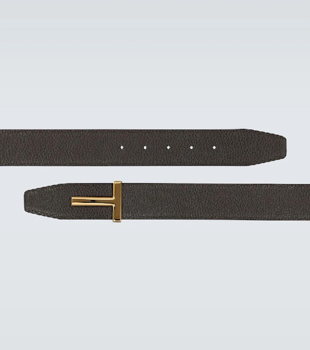 TOM FORD Brown Leather Belt Product Image