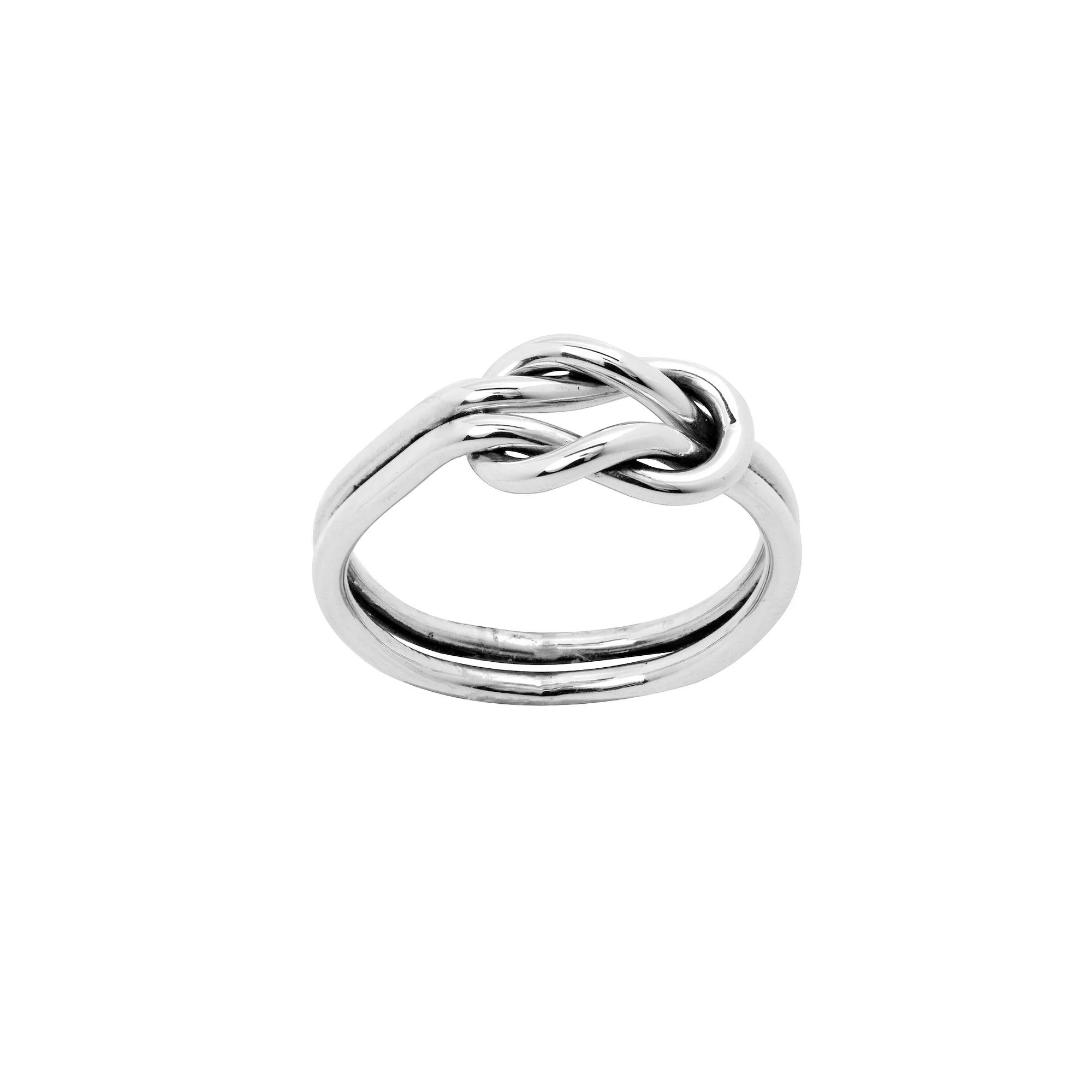 Main and Sterling Sterling Silver Knot Ring, Women's, Size: 7 Product Image