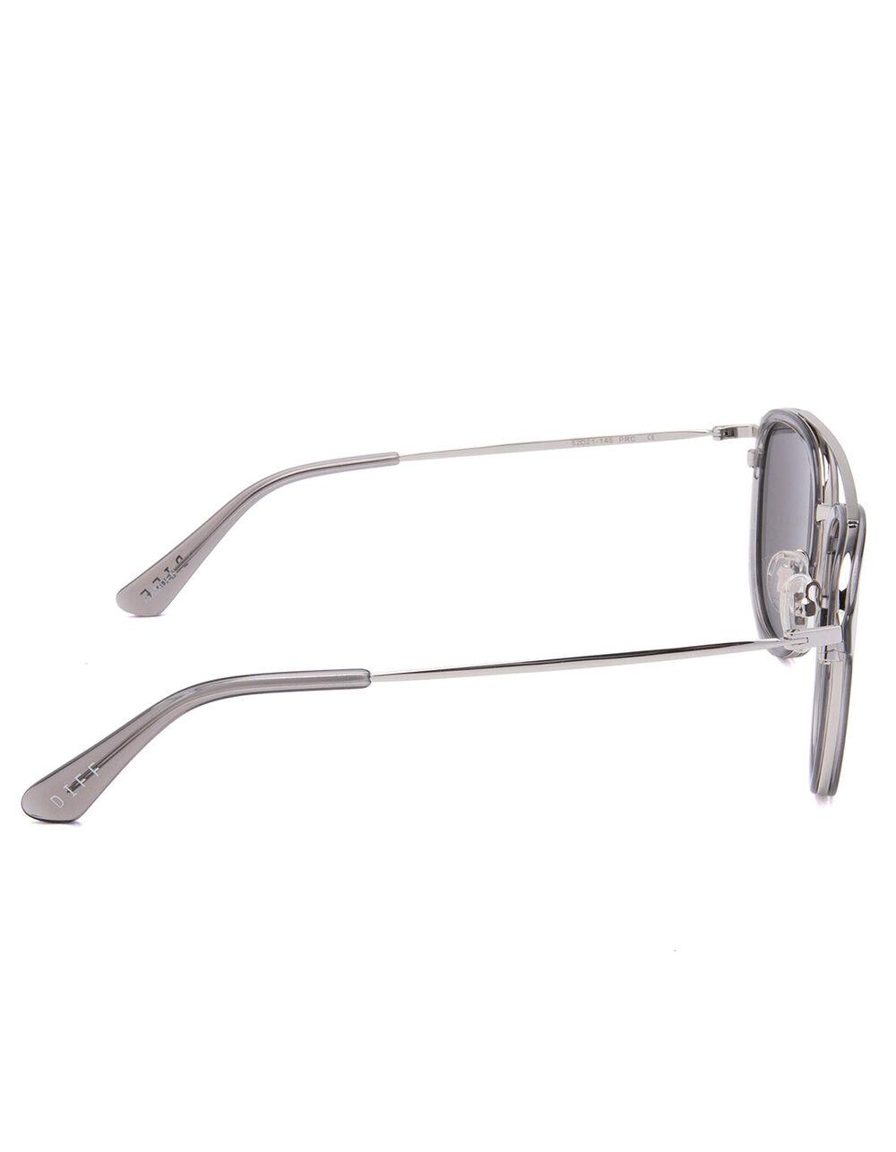 DIFF EYEWEAR Camden Polarized Sunglasses - BLK/SMOKE Product Image