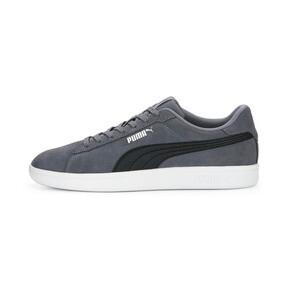 PUMA Smash 3.0 Men's Sneakers in Grey Tile/Black/White Product Image
