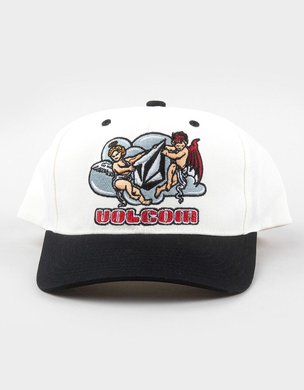 VOLCOM Good And Evil Snapback Hat - WHITE COMBO Product Image