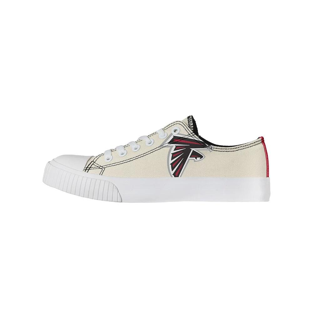 Women's FOCO Cream Atlanta Falcons Low Top Canvas Shoes,  Product Image