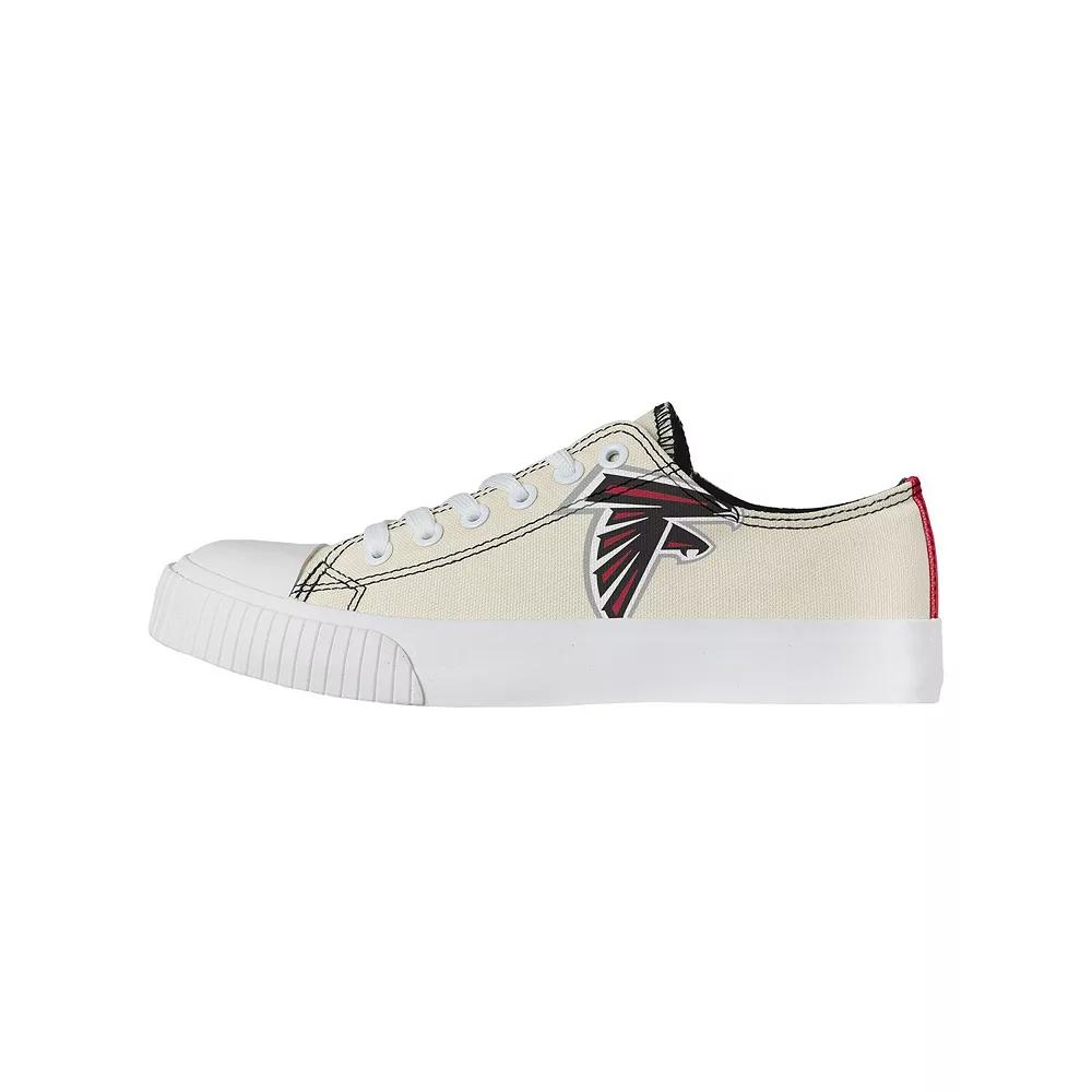 Women's FOCO Cream Atlanta Falcons Low Top Canvas Shoes,  Product Image