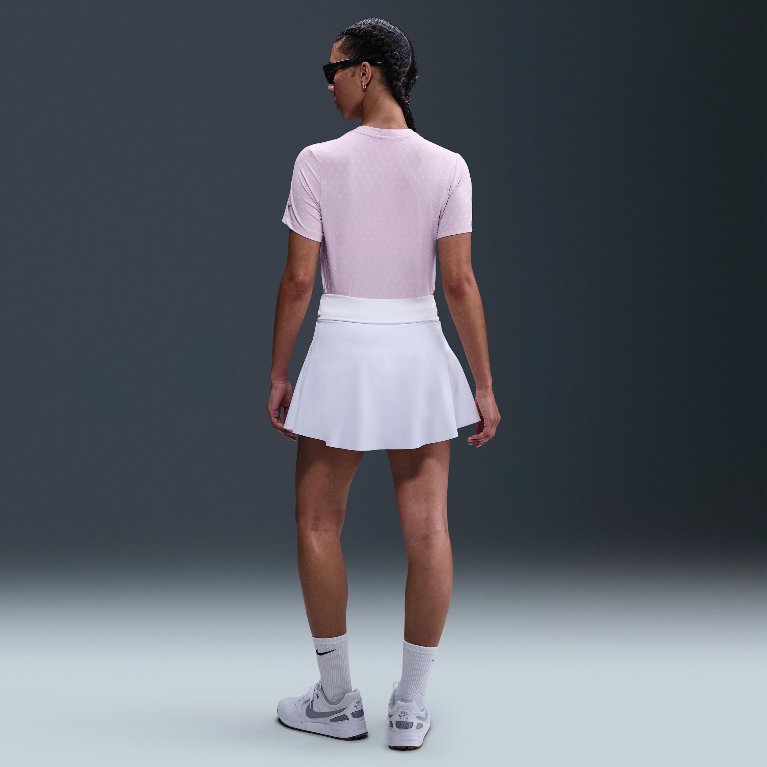 Nike Women's Tour Dri-FIT Short-Sleeve Blade Jacquard Golf Polo Product Image