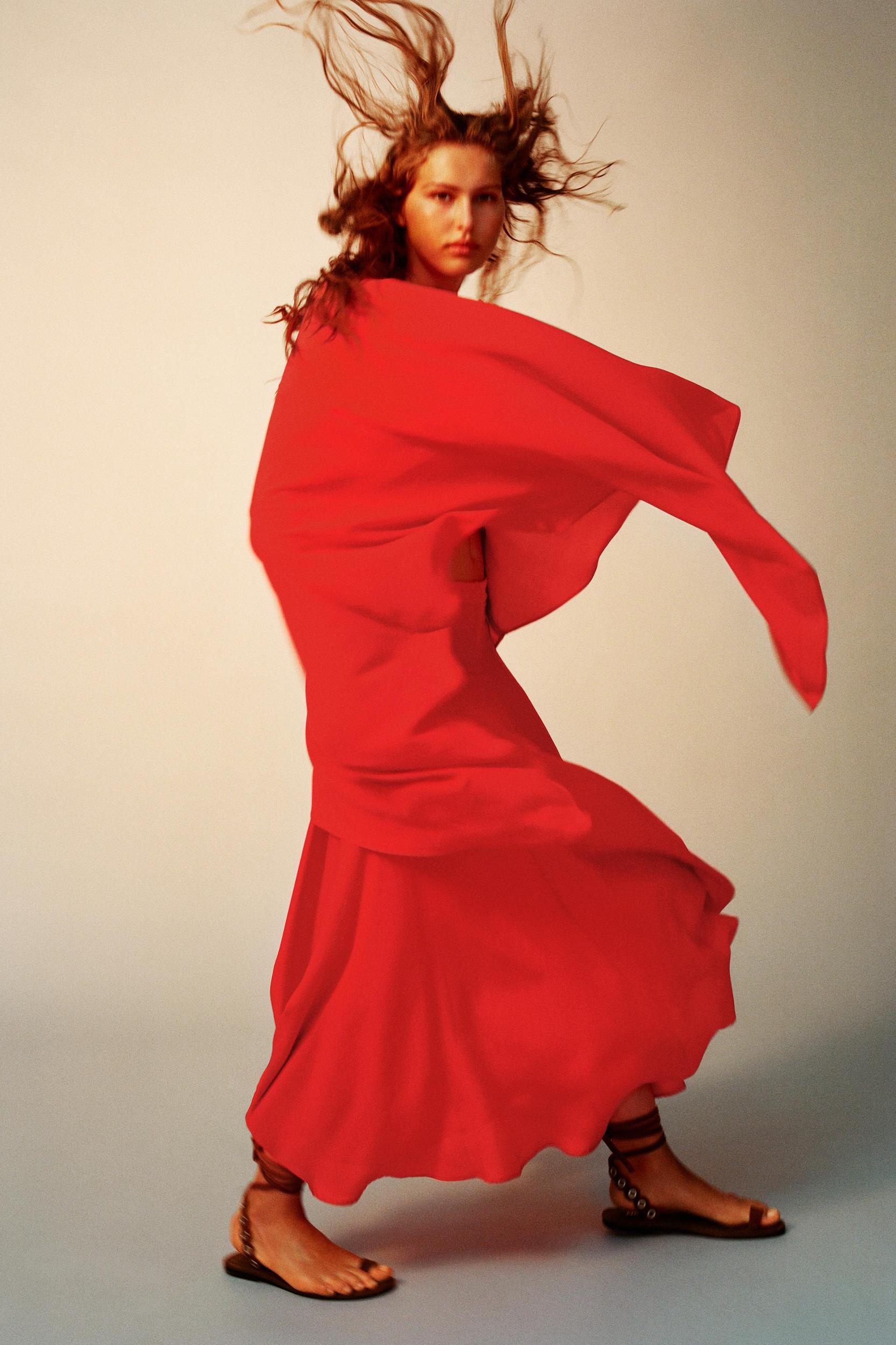 FLARED LONG SKIRT Product Image