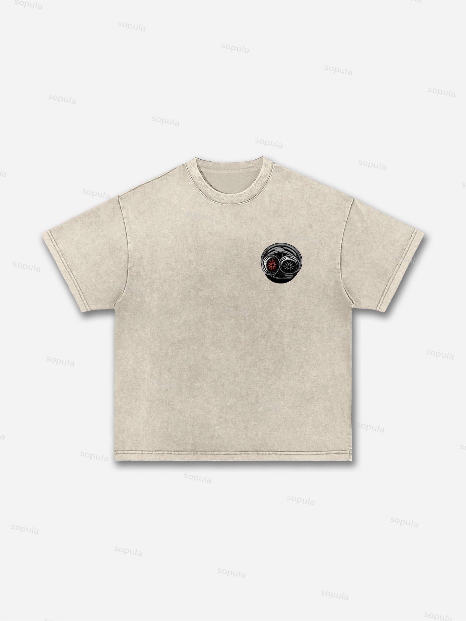 Sopula Jeff Gordon 24 Skull Racing Graphic T-Shirt Product Image