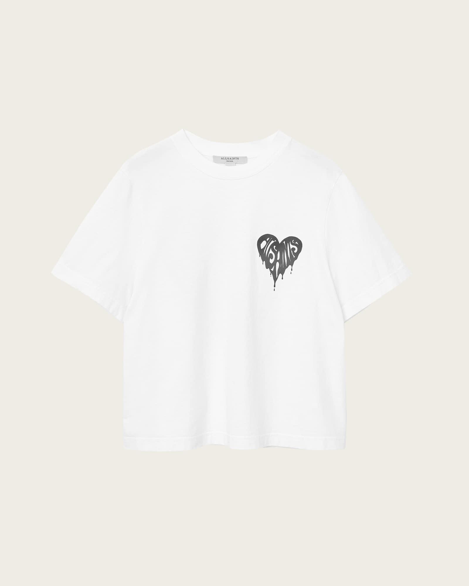 Lisa Trip Graphic Boxy T-Shirt Optic White | ALLSAINTS US Product Image