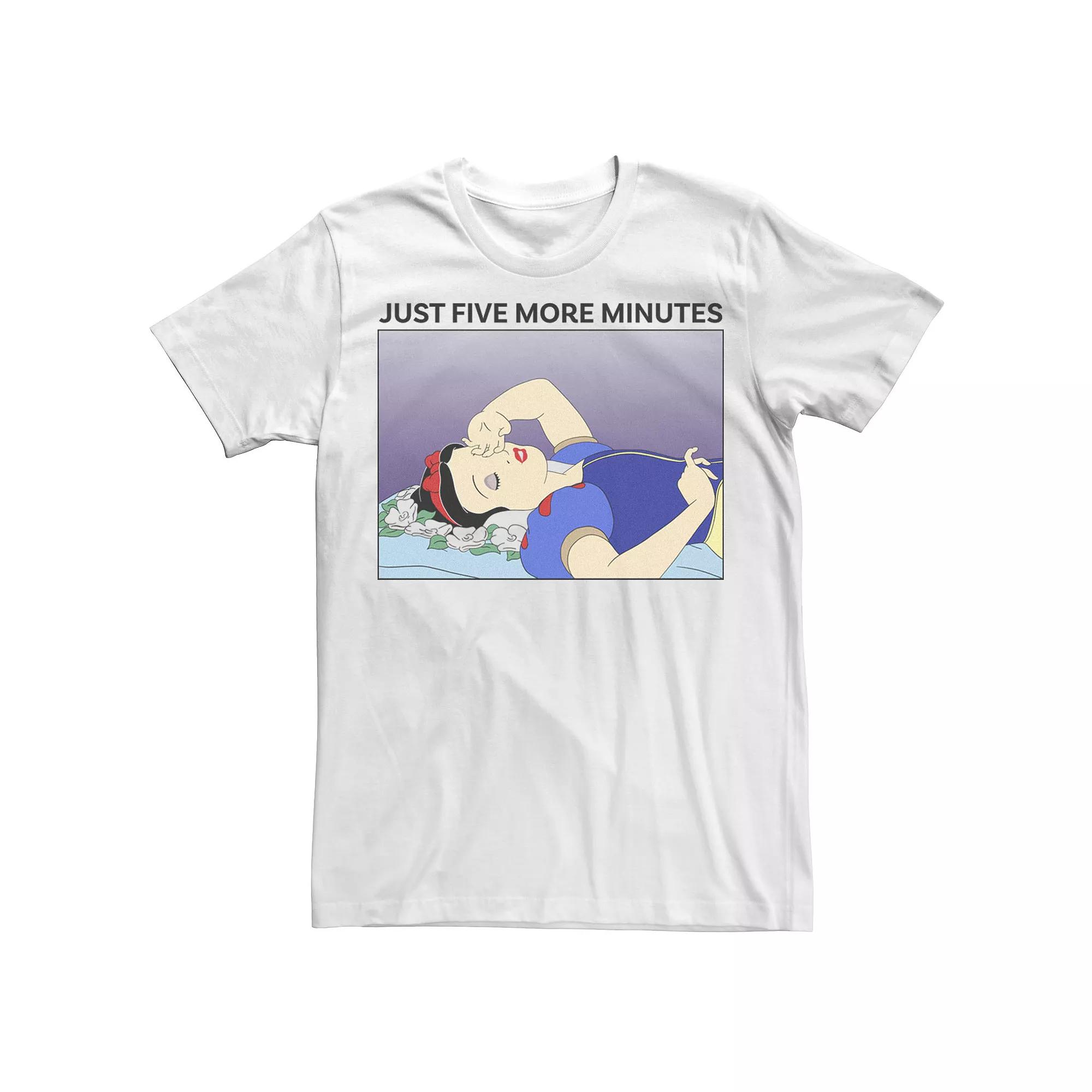 Disney's Snow White Men's Just Five More Minutes Tee,  Product Image