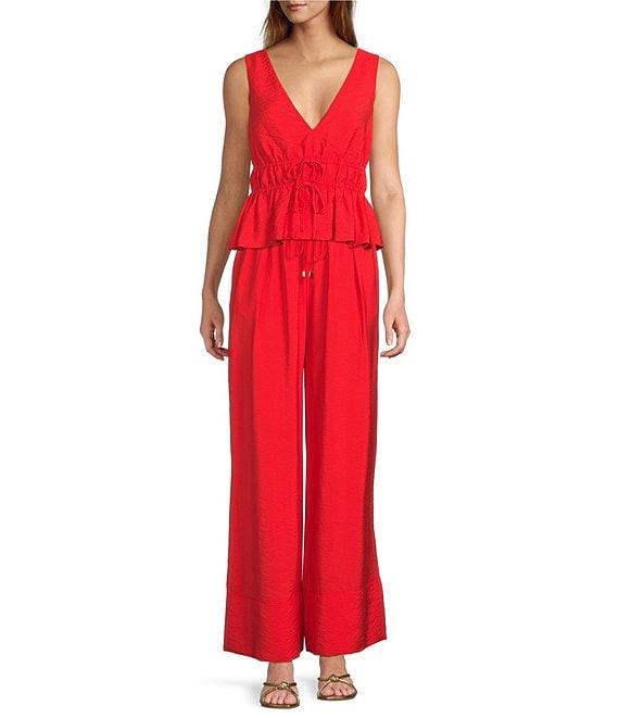 Antonio Melani Katherine Voile Coordinating Palazzo Pants Product Image