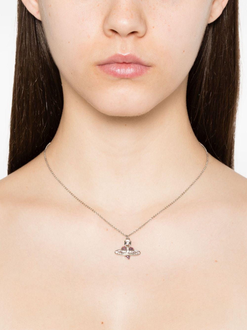 crystal-embellished orb necklace Product Image