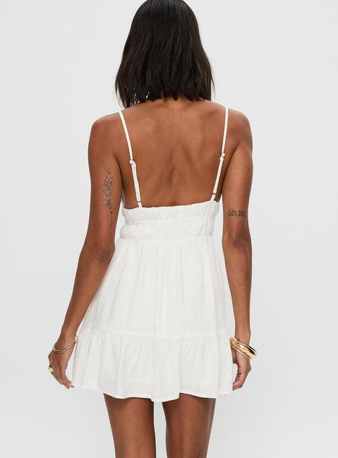 Elpida Mini Dress White Product Image