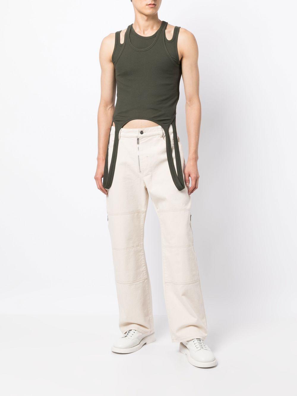 cut-out detail tank top Product Image