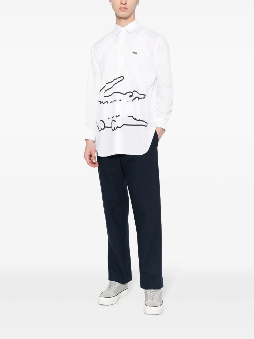 x Lacoste cotton shirt Product Image