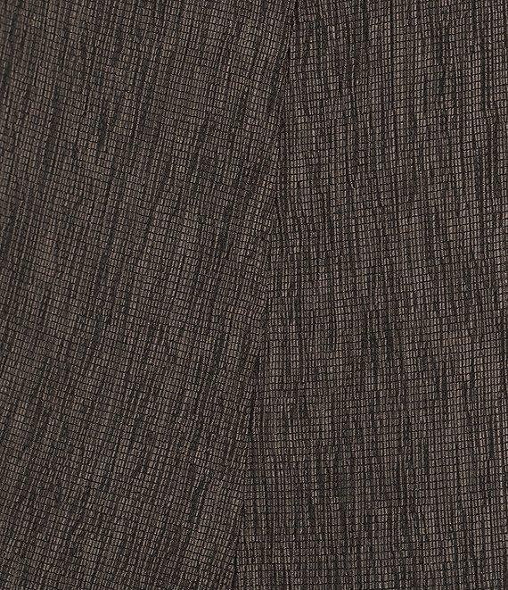 Eileen Fisher Crinkle Texture Plisse Wide Leg Ankle Pants Product Image