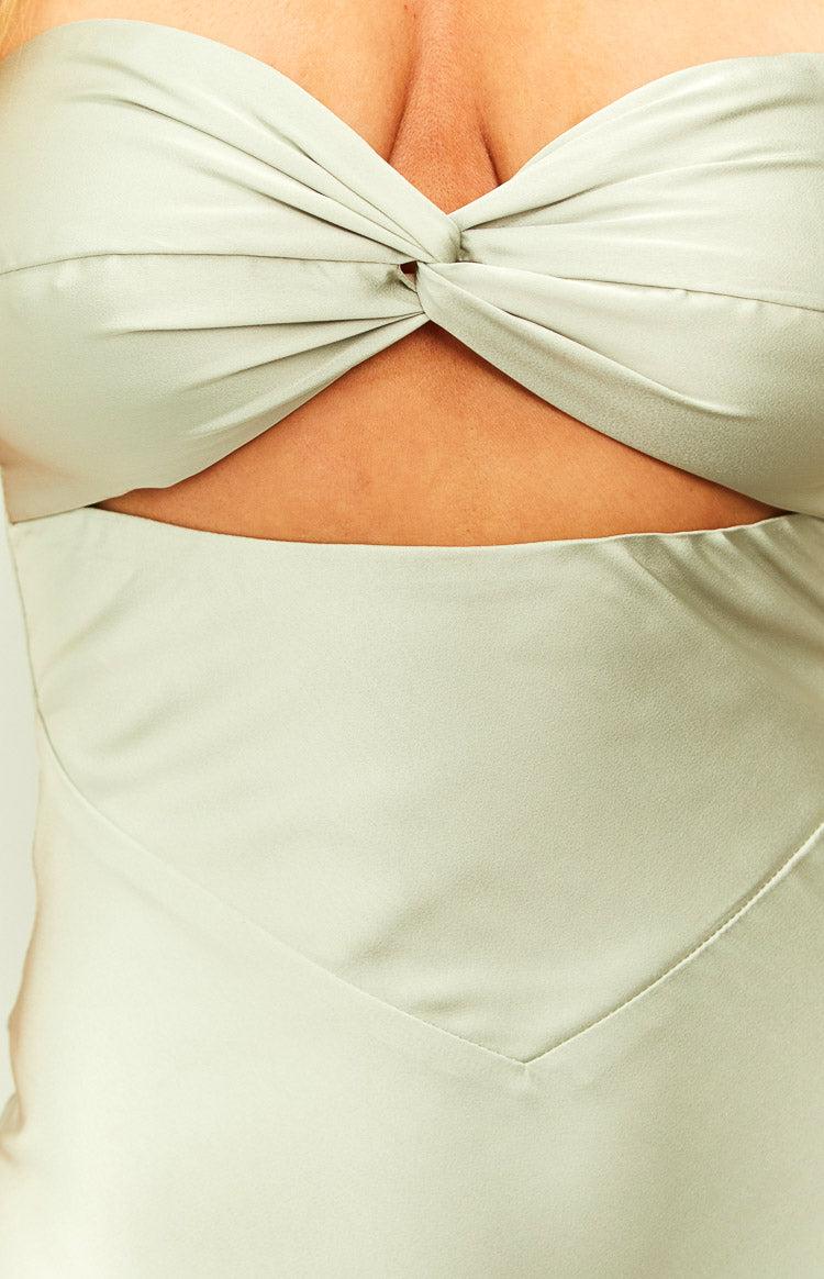 Kenna Sage Maxi Dress Product Image