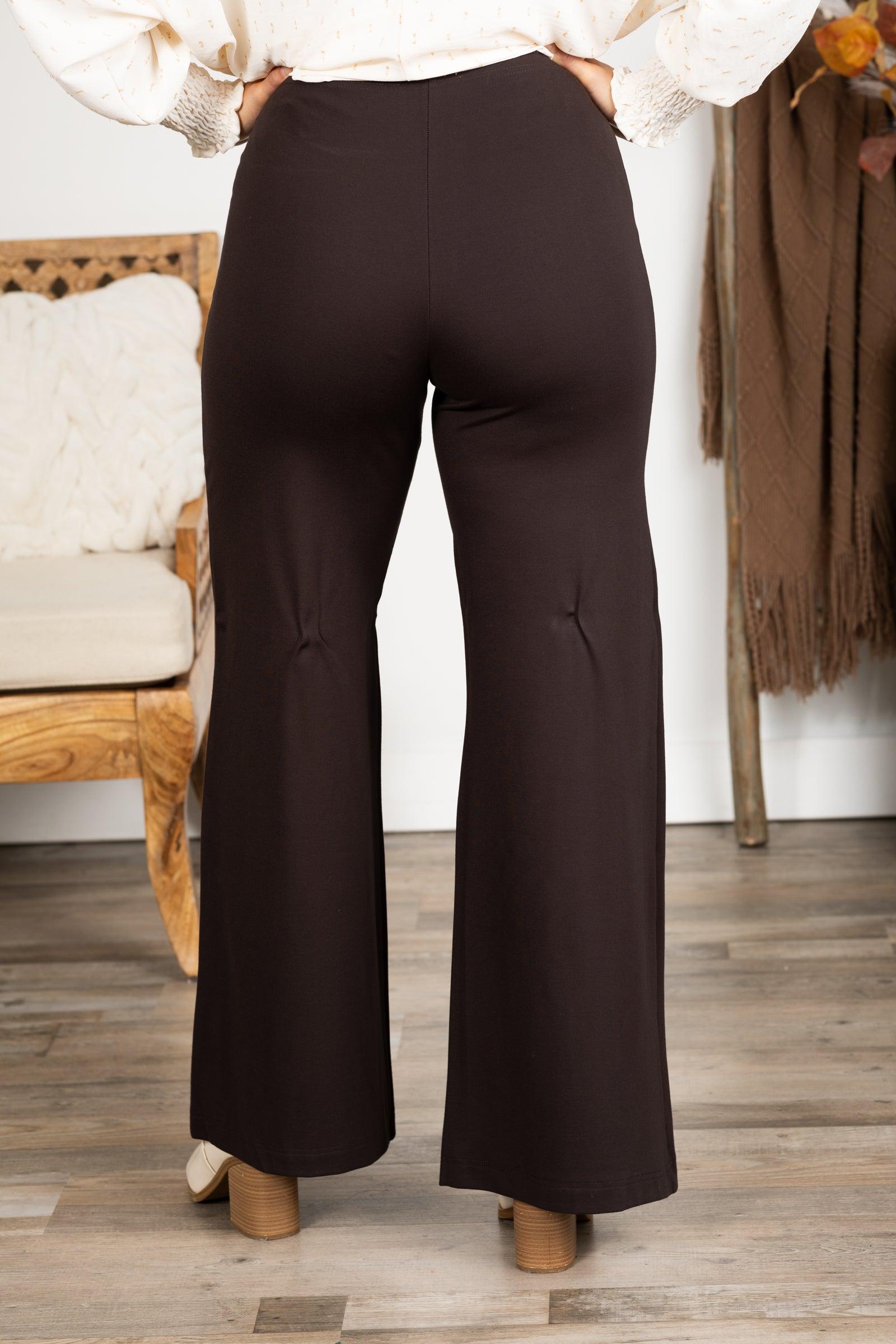 Contour Wide Leg Ponte Pants Product Image