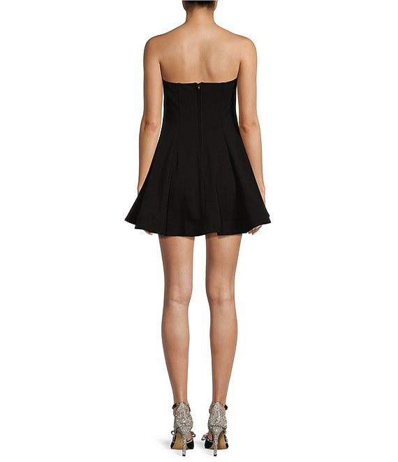 B. Darlin Strapless Fit & Flare Bow Trim Detail Dress Product Image