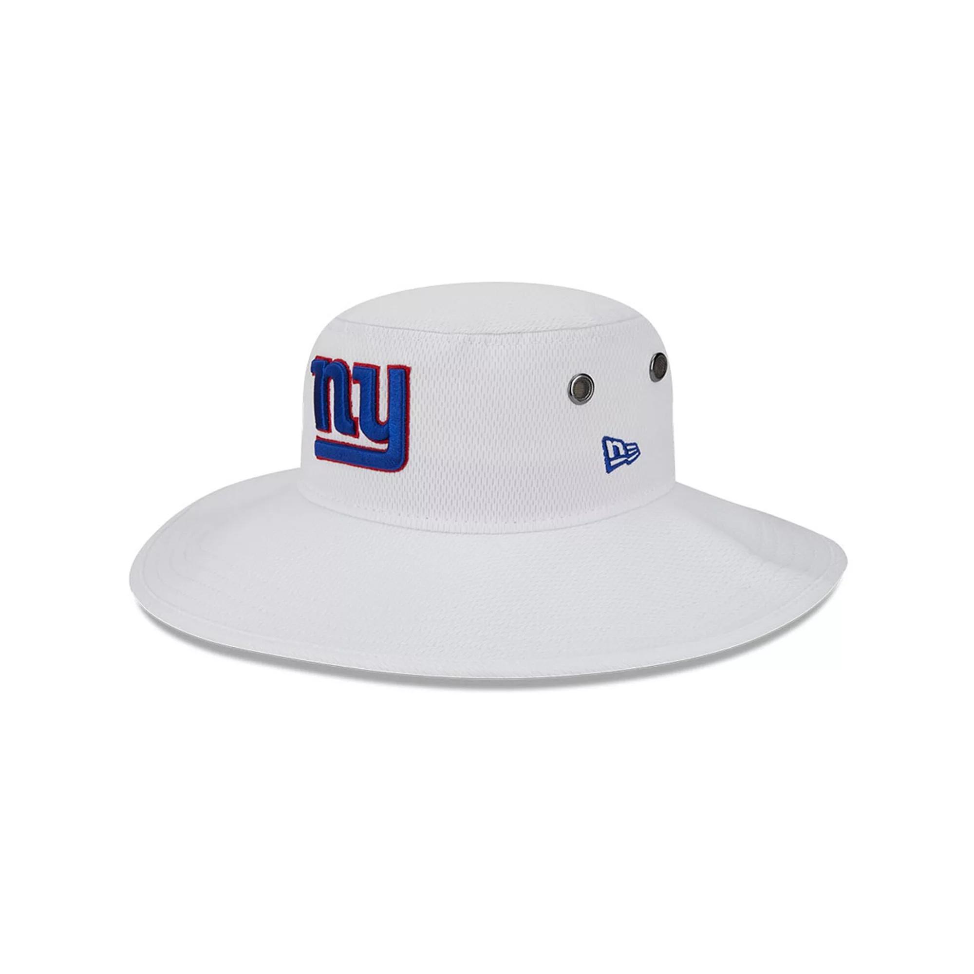 Men's New Era White New York Giants 2023 NFL Training Camp Panama Bucket Hat Product Image
