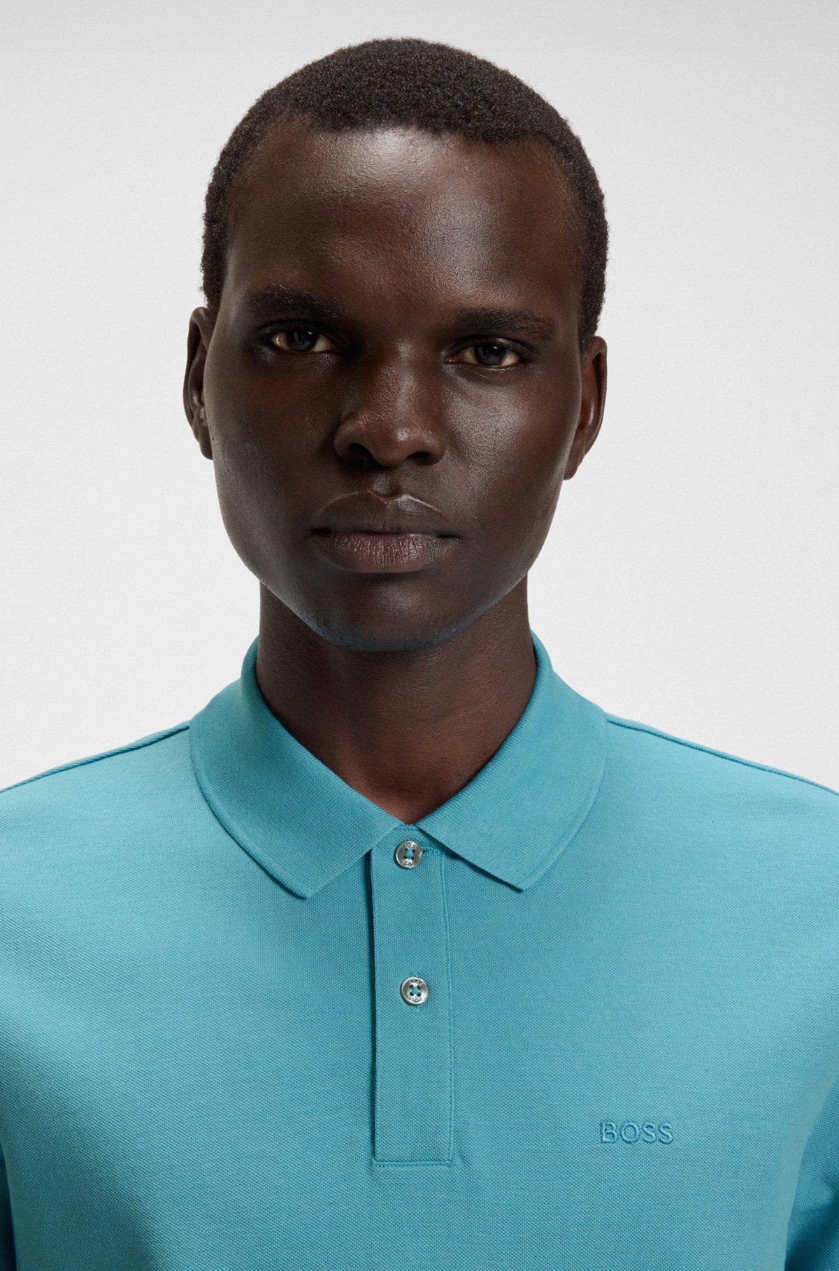 Pallas polo shirt in cotton piqué with logo details Product Image