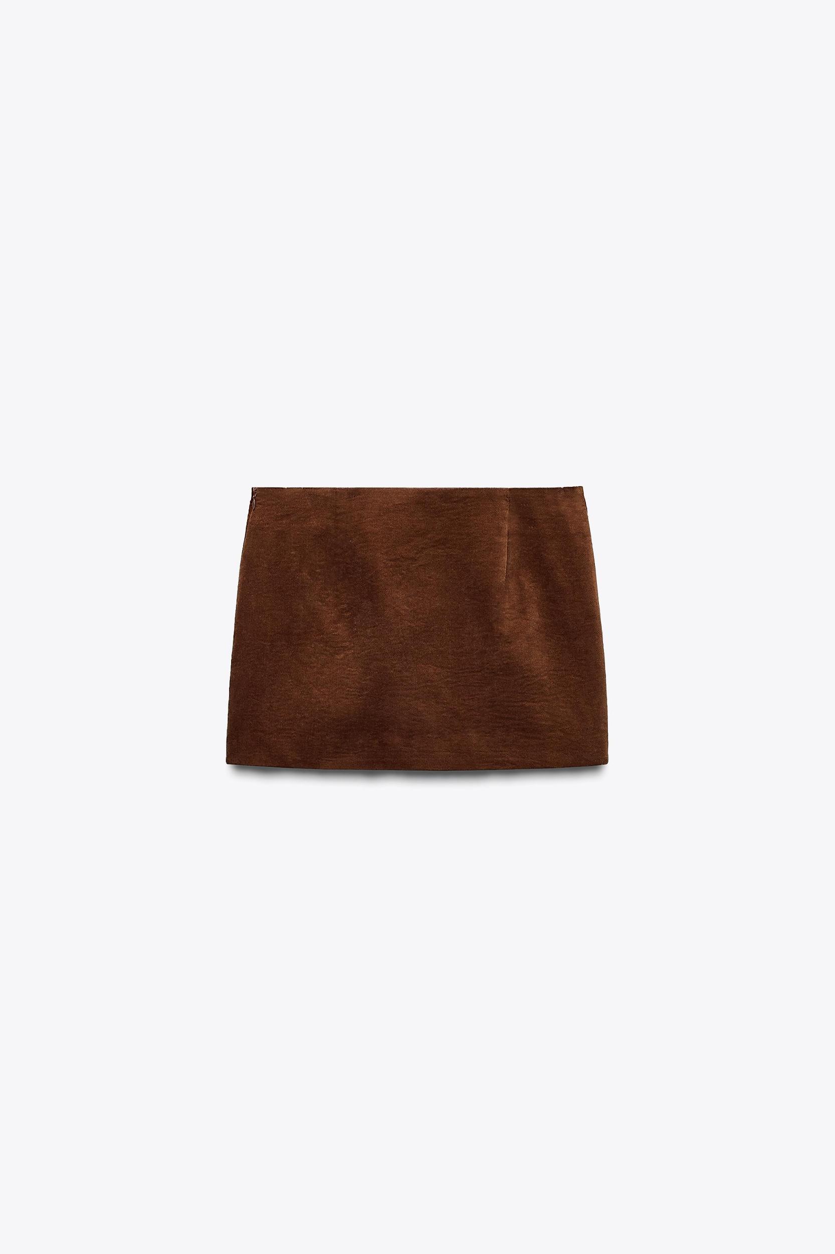 VELVET MINI SKIRT Product Image