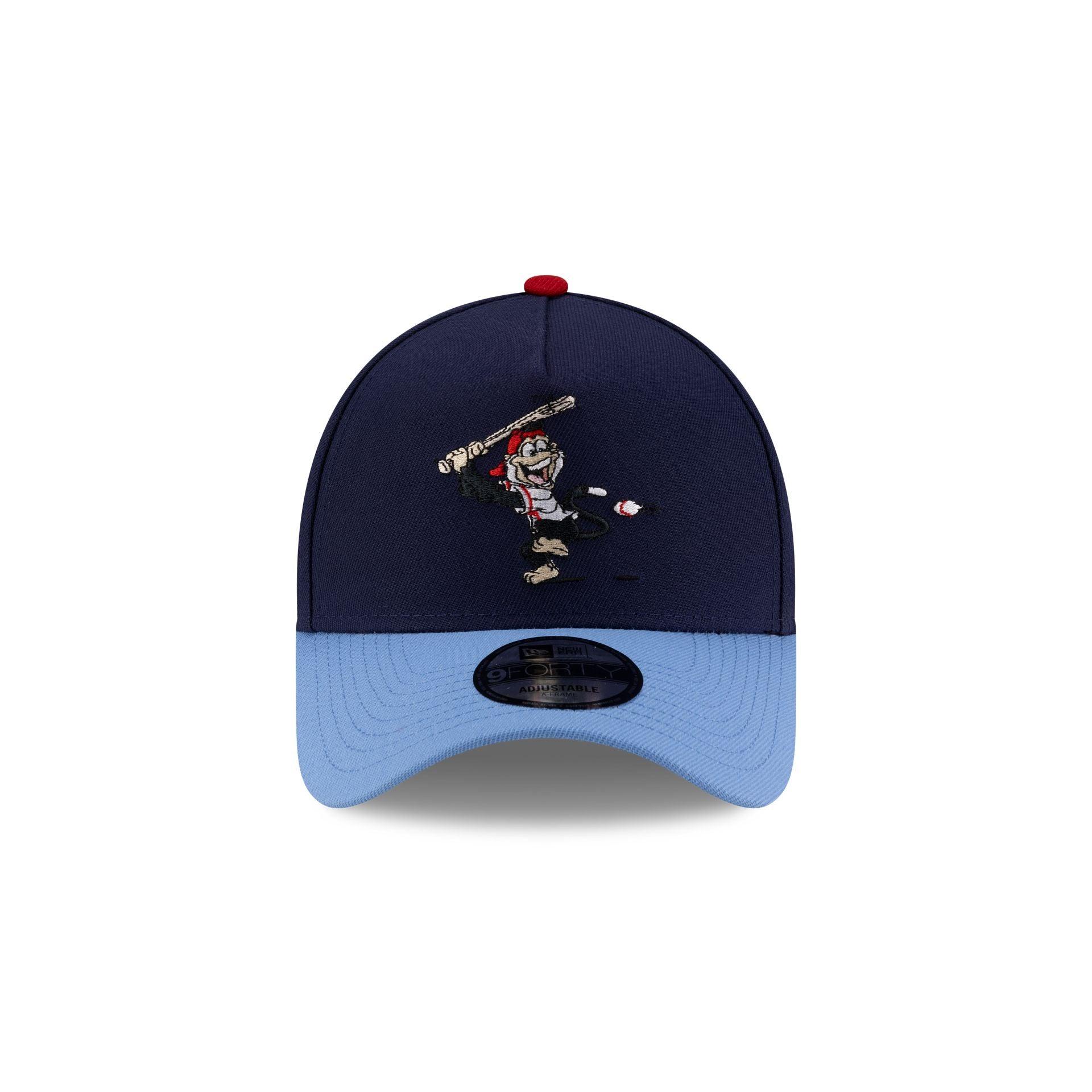 Los Angeles Angels Mascot Light Navy 9FORTY A-Frame Snapback Hat Male Product Image