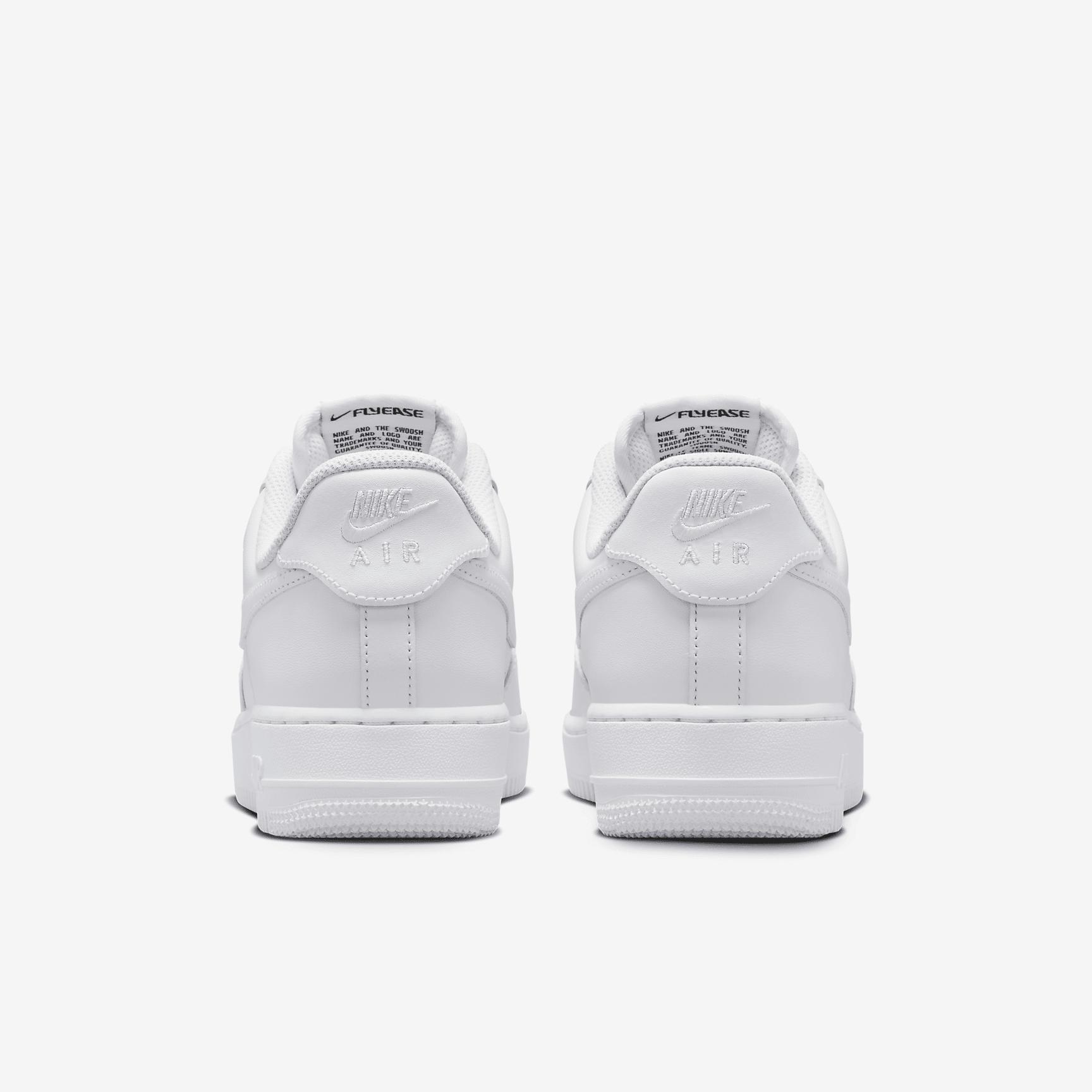 Nike Womens Nike Air Force 1 07 Flyease - Womens Shoes White/White/White Product Image