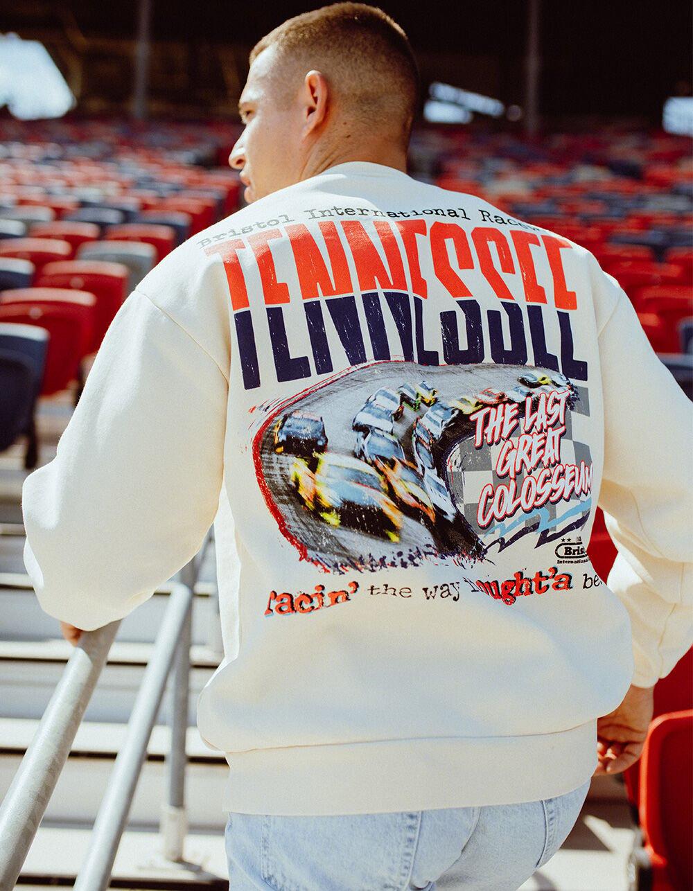 TILLYS x NASCAR Bristol International Mens Crewneck Sweatshirt - CREAM Product Image