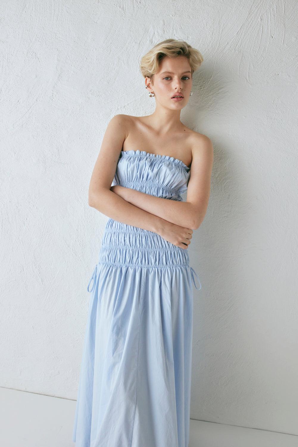 Isabel Maxi Dress Sky Product Image