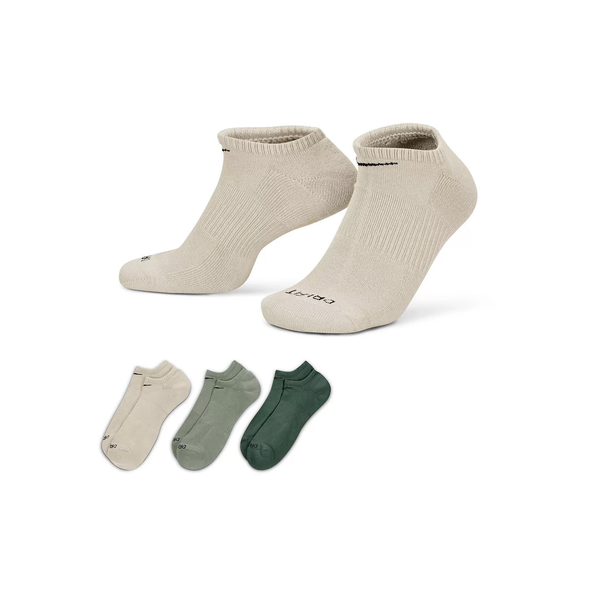 Nike Unisex Everyday Plus Cushion Training No-Show Socks (3 Pairs) | SX6889-996 Product Image