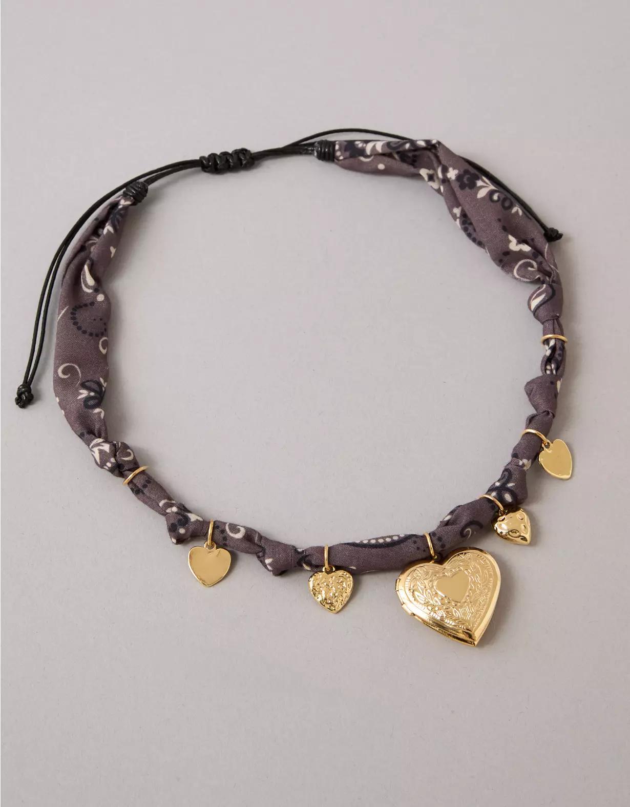 AEO Fabric Charm Necklace Product Image