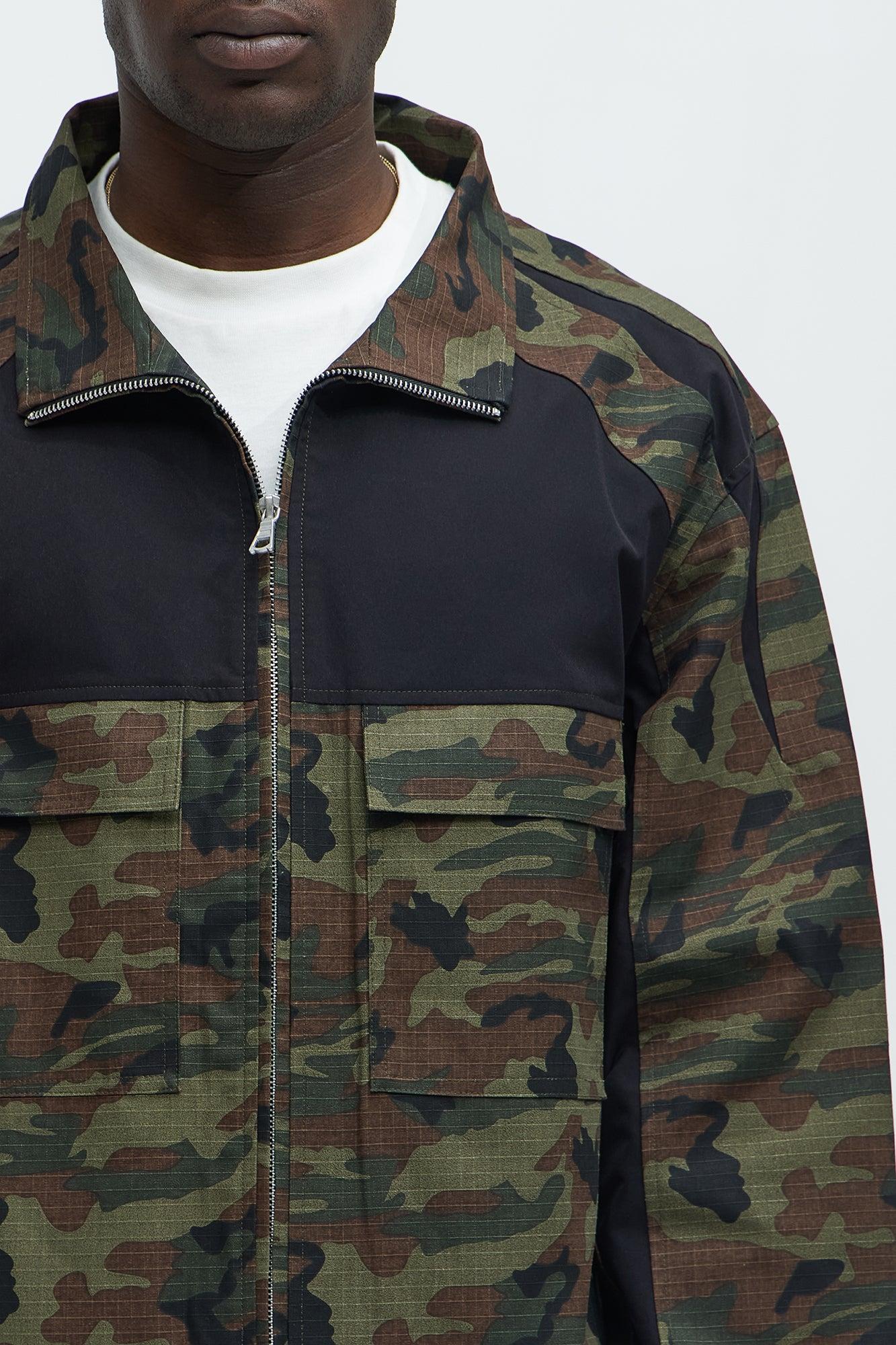 Ripstop Contrast Camo Jacket - Camouflage Product Image