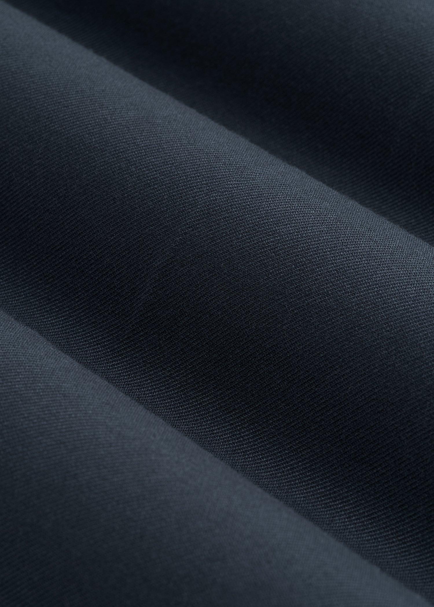 Relaxed Pleated Trousers for Tall Men in Black Male Product Image