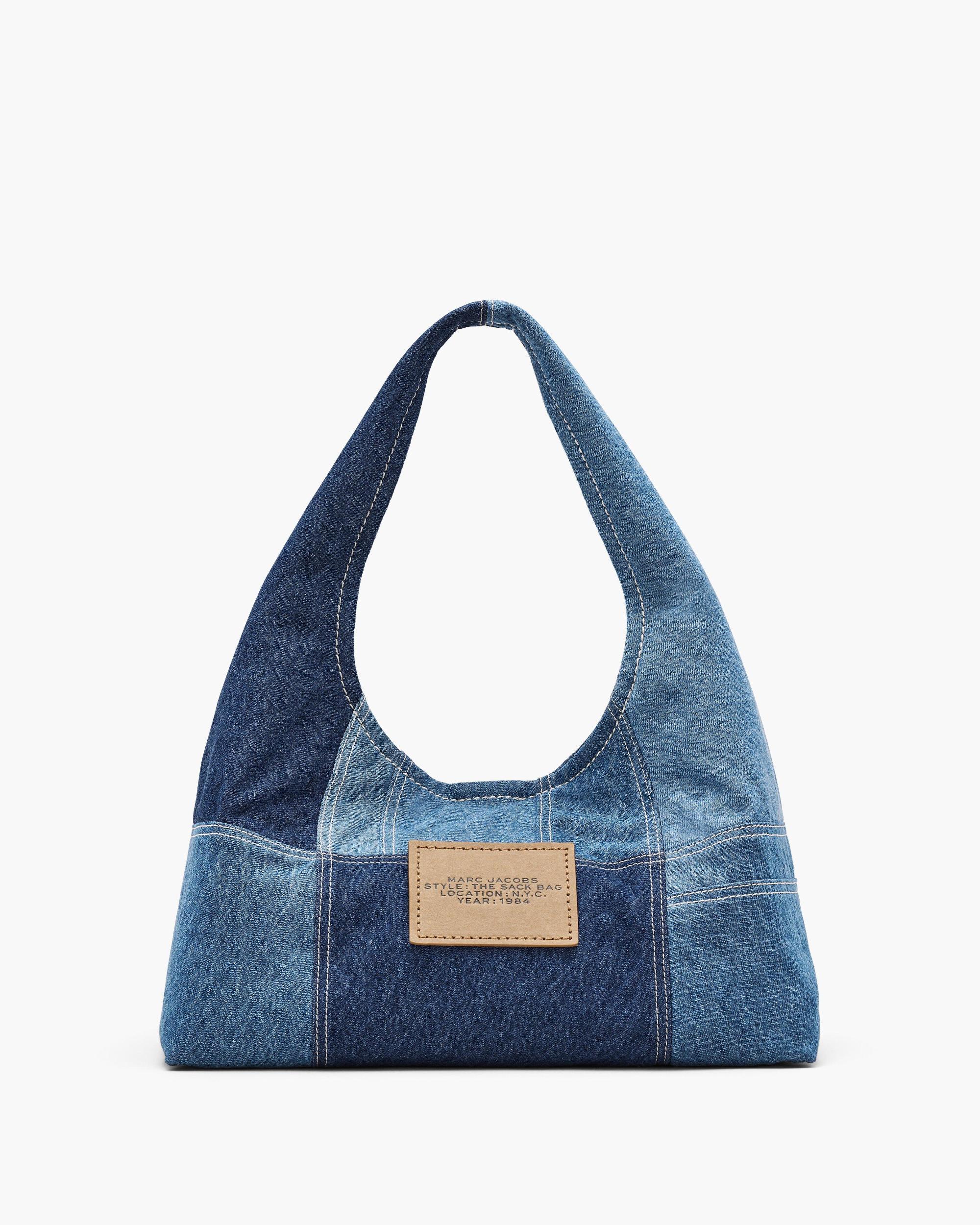 The Patchwork Denim Sack Bag Product Image