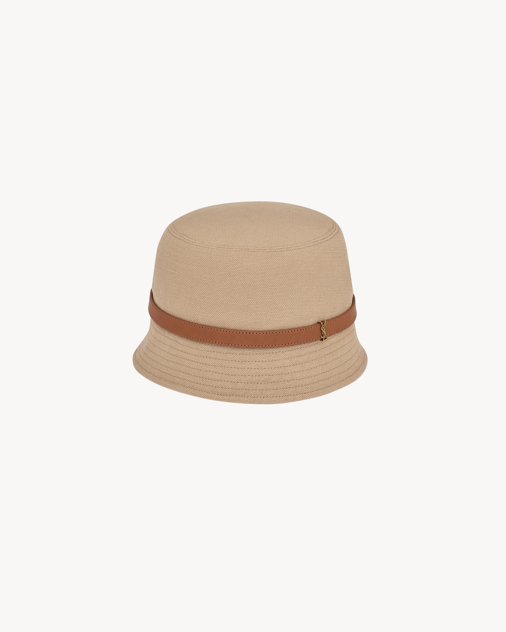 CASSANDRE bucket hat in canvas Product Image