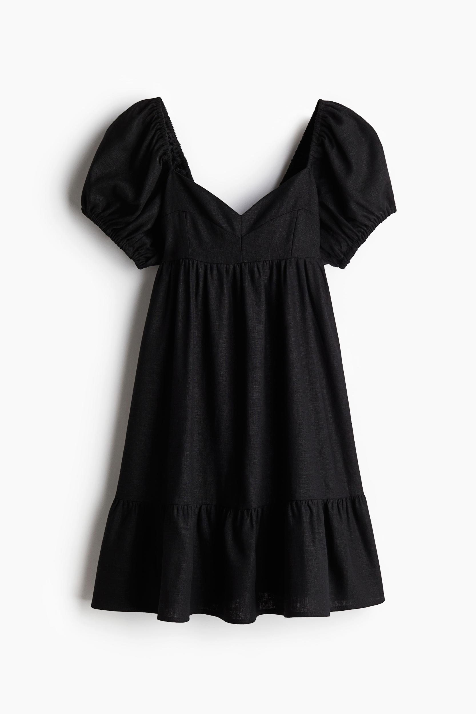 Puff-Sleeved Dress Product Image